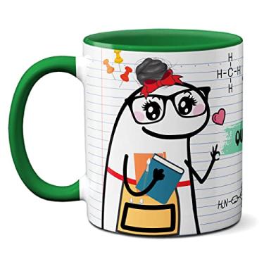 Imagem de Caneca Feliz Dia Professora Química Legal Presente Criativo (Verde)