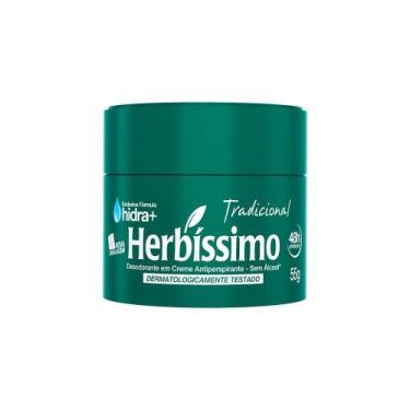 Imagem de Kit 6 Und Desodorante Creme Herbíssimo Tradicional 55G - Herbissimo