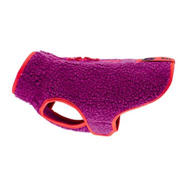 Imagem de RC Pet Products Casaco de lã para cães Tundra, jaqueta para clima frio, tamanho 10, amora/coral quente