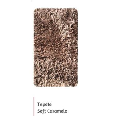 Imagem de Tapete New Soft 0,40X0,60cm Caramelo - Kasah Tapetes