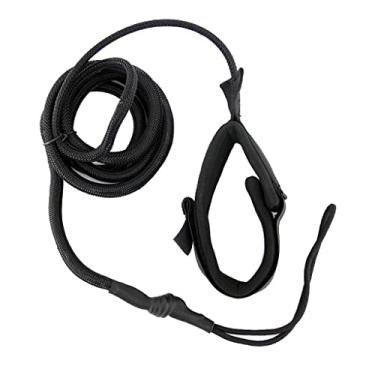 Imagem de Fancyes SUPs Leash Elastic Paddle Strap Prancha de Surf Tornozelo Rope Board Corda Surf Cord, Preto