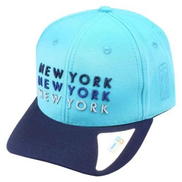 Imagem de Boné Infantil Aba Curva Classic Hats New York Azul/Marinho