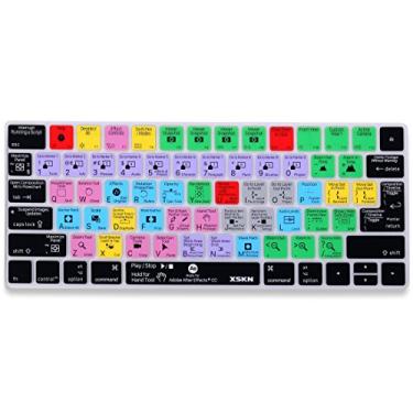 Imagem de XSKN Adobe After Effects CC Capa de silicone atalho para Apple Magic Keyboard US e EU Layout (MLA22LL/A) (MLA22B/A)