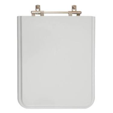 Imagem de Assento Sanitário Tampa de Vaso Madeira MDF Laqueado Square para bacia Incepa Quadrado 6lpf