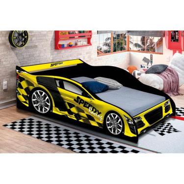 Cama Carro Drift Infantil Azul - 1 Cama