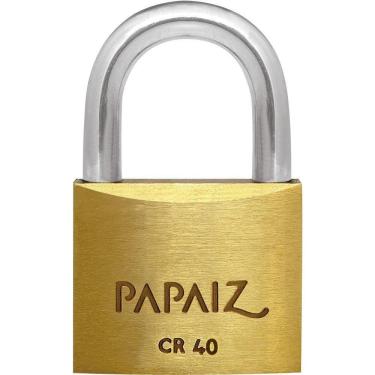 Imagem de Cadeado Papaiz 40mm - Embalagem Flow Pack com 5 Unidades