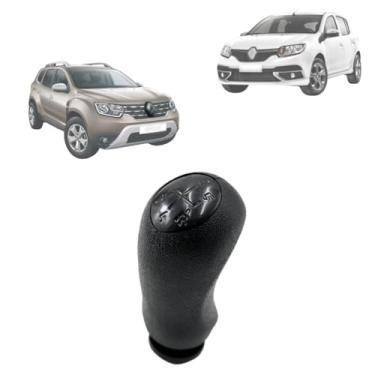 Imagem de Manopla Bola de Câmbio Logan - Tampa Preta