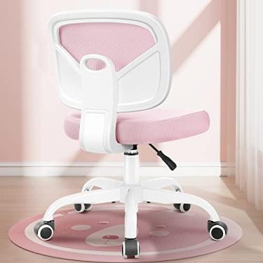 Imagem de Primy Kids Desk Chair, Pink Study Chair for Boys Girls with Height Adjustable, Swivel Mesh Task Student Chairs for 4-12, Growing Teen Office Chair for Home/School/Office (Pink)