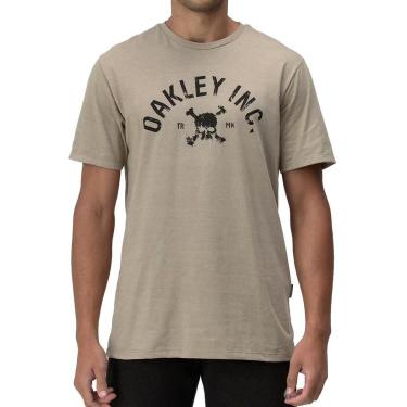 Imagem de Camiseta Oakley Ink Skull Brown-Masculino
