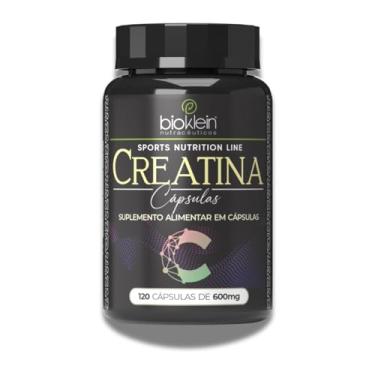 Imagem de Cápsulas de Creatina Monoidratada, 600mg, 120 cápsulas 100% Puro e Natural, Sem OGM, Livre de Glúten Bioklein