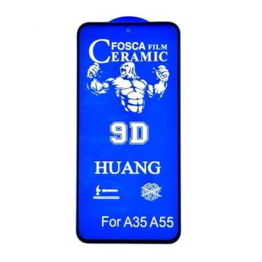 Imagem de Película de Ceramica Gel Fosca Privacidade 9d Protetora de Tela anti-riscos queda Compatível com Samsung Galaxy A55