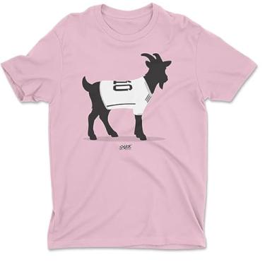 Imagem de SMACK APPAREL Camiseta TALKIN' THE TALK Goat para fãs de futebol de Miami (SM-5GG), Manga curta juvenil rosa, M