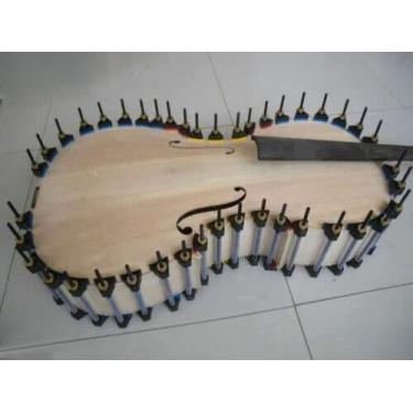 Imagem de Vetimobato 42 peças de ferramentas de grampos de violoncelo reparo de grampos violoncelo rachaduras ferramentas de fabricação de corpo metal ABS Luthier ferramentas de violoncelo (42 peças)