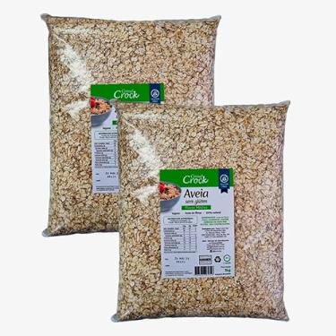 Imagem de Kit 2X: Aveia em Flocos Médios Sem Glúten Leve Croc 1kg