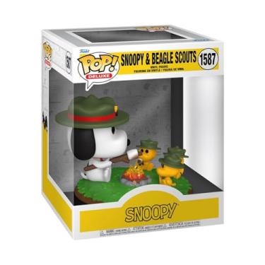 Imagem de Funko POP! Deluxe: Peanuts - Snoopy with Woodstock - (Camping) - Classic Peanuts - Collectable Vinyl Figure - Gift Idea - Official Merchandise - for Kids & Adults - Cartoons Fans