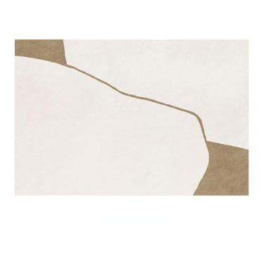 Imagem de Tapete decorativo para sala de estar, área grande, cabeceira, veludo, lavável, D, 80x120cm(31,4x47in)