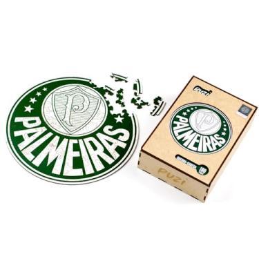 Imagem de Quebra-Cabeça Palmeiras: Escudo Oficial (100 Peças (P))