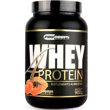 Imagem de 1 unidade Whey 4 Proteínas 900g - Recuperação Avançada, Pro Corps (900g, Papaya)