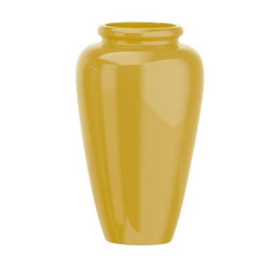 Imagem de Vaso Fibra De Vidro Cachepot Tipo Vietnamita Vitrificado Grande (Dourado)