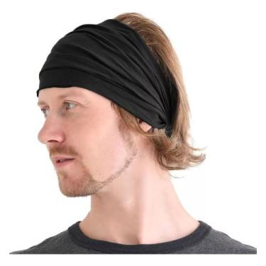 Imagem de Headband Bandana Faixa Esportes Ref: 1108 - stylestore, Preto