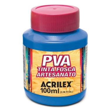 Imagem de Tinta Pva Fosca para Arte e Artesanato Acrilex 100ml - Cores Diversas,
