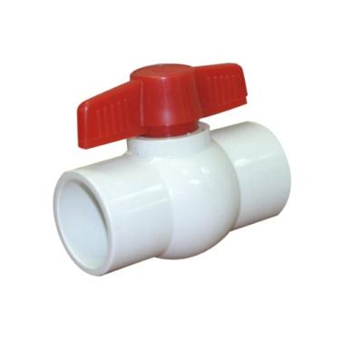 Imagem de Valterra Válvula esférica de PVC 700-11, branca, deslizante de 3,17 cm (1-1/4")