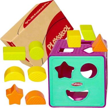 Imagem de Playskool Cubo com Formas Geométricas de Encaixar - Brinquedo para Beb