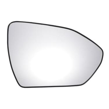 Imagem de X AUTOHAUX Substituição de vidro retrovisor do lado direito do passageiro do carro com placa de suporte vidro branco não aquecido para Hyundai Tucson 2022-2024