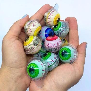 Imagem de Chiclete Zoião Clets Olhos Sabor Sortido - 50 Unidades - Royal Toys