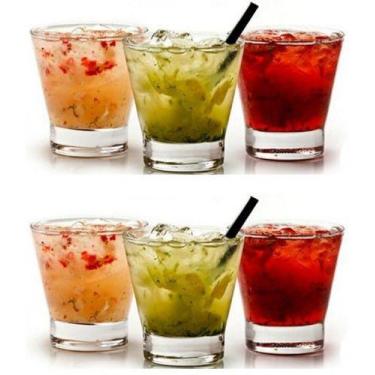 Imagem de Jogo Copos Vidro Caipirinha Ilhabela Nadir 350ml 24 uni - Nadir Figuei