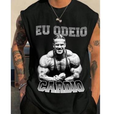 Imagem de CAMISETA Regata Masculina Eu Odeio Cardio Academia Musculação - Maravs
