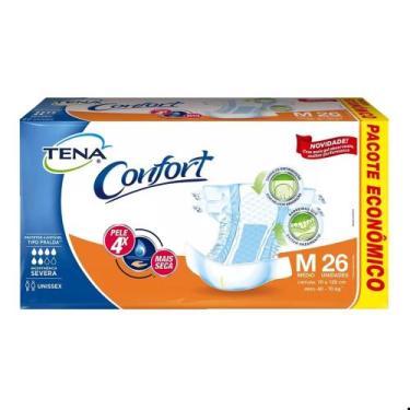 Imagem de fralda geriatrica Tena Confort Mega M C/26