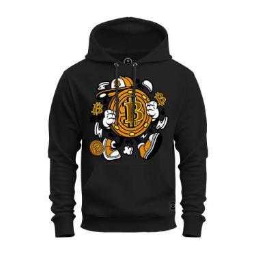 Imagem de Moletom Estampado Premium Unissex Blusa De Frio Bit Coin Bolado - Supr