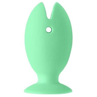 Imagem de Suporte para Escova de Dente em silicone Peixinho Ventosa - Yaay, Verd
