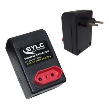 Imagem de 10 Adaptador Conversor 110 220 Parede Tomada Trafo 60va 45w - SYLC ELE