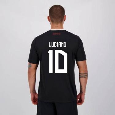 Imagem de Camisa São Paulo Change 10 Luciano Preta - Braziline, M