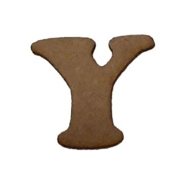 Imagem de Kit 10 Letras Y Mdf 3mm por 2,5cm de Altura Laser Mdf Madeira - ATACAD