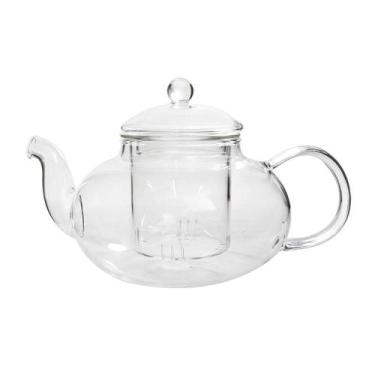 Imagem de Bule para chá de vidro borossilicato com infusor parede dupla 400ml - 