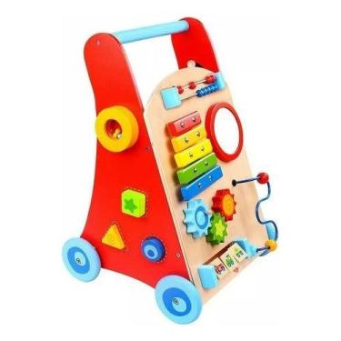 Imagem de Brinquedo Andador Infantil Bebês Multifuncional Didático Kid - Pool