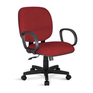 Imagem de Cadeira Obeso Turim Plus Size Giratória Relax - Flex cadeiras, Vermelh