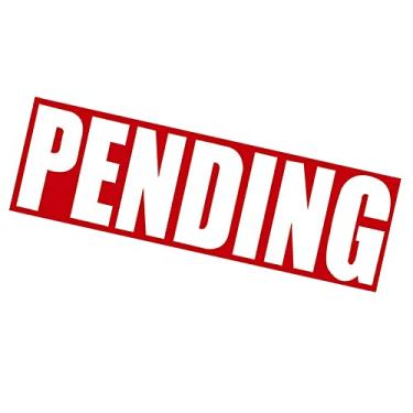 Imagem de Sinal pendente para estate Rider, opção de adesivo magnético e adesivo reutilizável, sinal magnético pendente para corretores de imóveis, sinal magnético pendente para imóveis (30 x 4 polegadas)