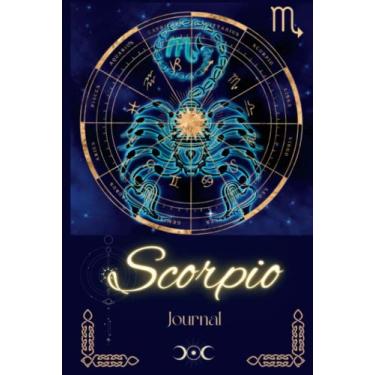 Imagem de SCORPIO Journal: Zodiac Notebook, Lined Writing Journal in Magic Fantasy Astro Stargazer Aesthetic Design, Gift For Scorpio Zodiac Sign Adults & Teenagers, Cream Pages
