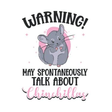 Imagem de Chinchilla Tagesplaner: Warning! May spontaneously talk about Chinchillas/Kalender 2023 & 2024 / Wochenplaner Tagesplaner Planer/Planungsbuch To-Do-Liste / 6x9 Zoll / 100 ausfüllbare Seiten