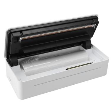 Imagem de Impressora Térmica Portátil, Impressora Compacta Sem Tinta Com Resolução de 300 Dpi, Impressora de Papel Rápido Com Corte Automático, Conexão USB, Impressora Sem Tinta para