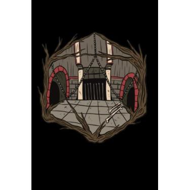 Imagem de Fantasy Dungeon D20 - Notizbuch für Nerdy Geeks: DIN A5 (6x9) Notizbuch für Rollenspiel Enthusiasten und Pen and Paper RPG Fans mit 120 linierte Seiten und Wochentage für die Tagebuch Funktion