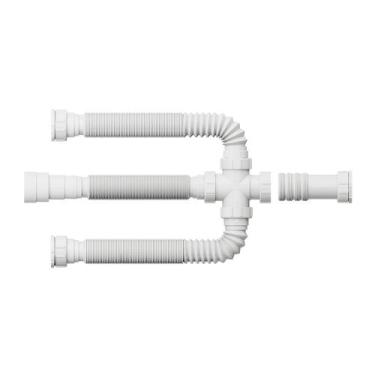 Imagem de Sifão Tubo Extensivo para Cuba Tripla 030406 Blukit