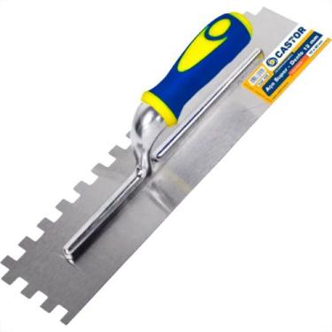 Imagem de Desempenadeira Aco Castor Dentada 10 X 40Cm Dente 12Mm - 425