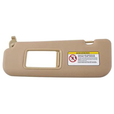 Imagem de Viseira Solar Do Carro Para Hyundai Elantra 2011-2015 Com Placa De Tampa De Espelho De Vaidade Para Bloquear A Luz Solar 852103X000TX 852203X000TX,Beige left side