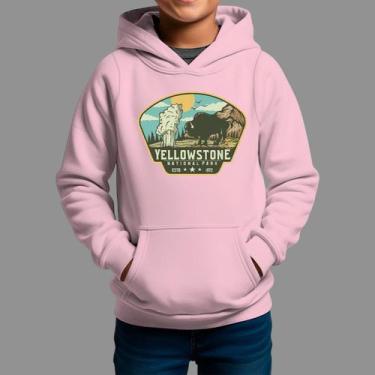 Imagem de Moletom Canguru Infantil Basico Masculino Moda De Country confortável 