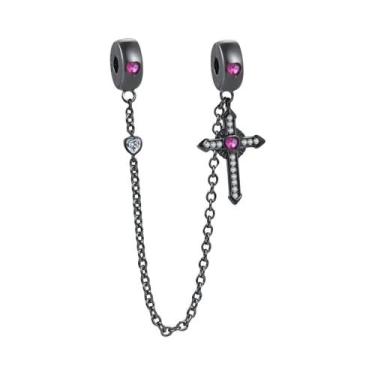 Imagem de Corrente de Prata 925 com Pingente Trevo - Para Pulseiras Pandora, B35